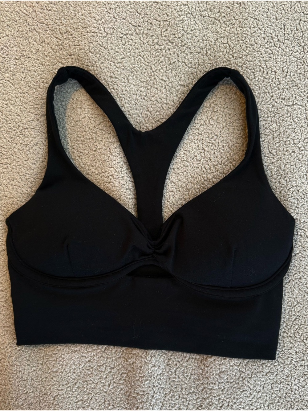 LIKE NEW! Bombshell Sportswear Black Keyhole Bralette